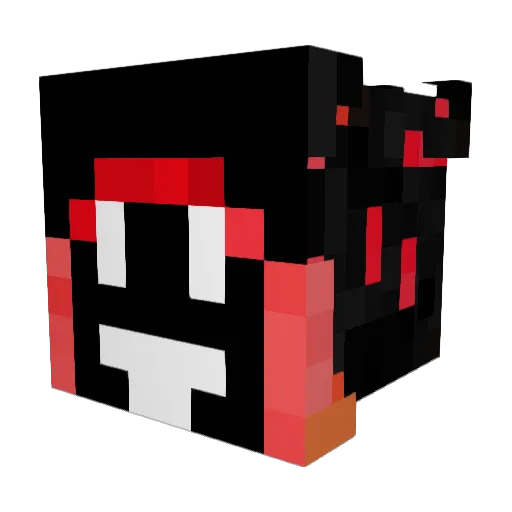 TKmini2816 Minecraft avatar head, 3D render