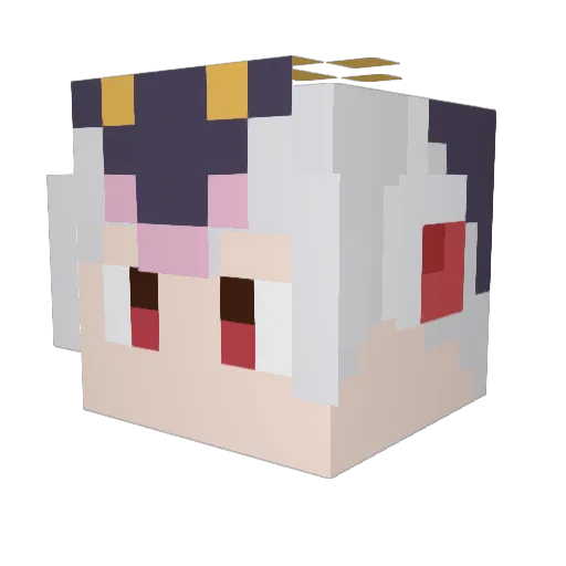 TKprogram Minecraft avatar head, 3D render