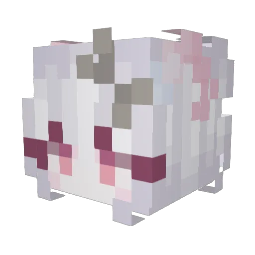 TL2626 Minecraft avatar head, 3D render