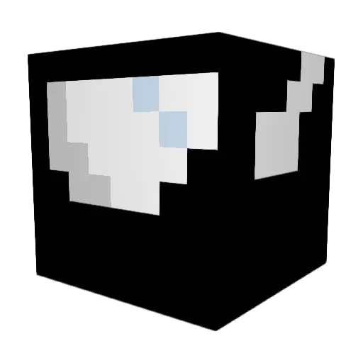 TLG_crazyy Minecraft avatar head, 3D render