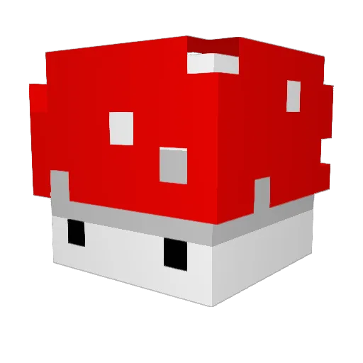 TLTridents Minecraft avatar head, 3D render