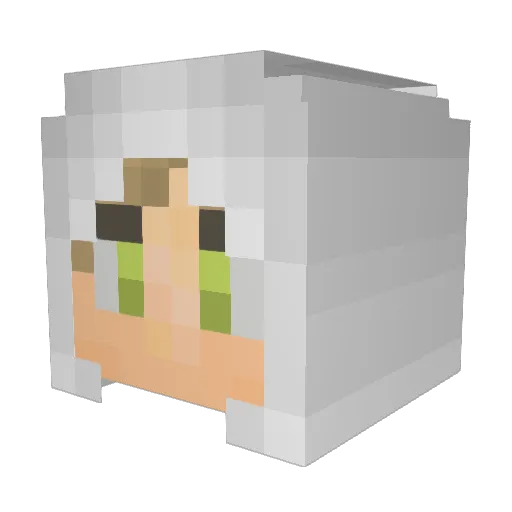TLeggett88 Minecraft avatar head, 3D render