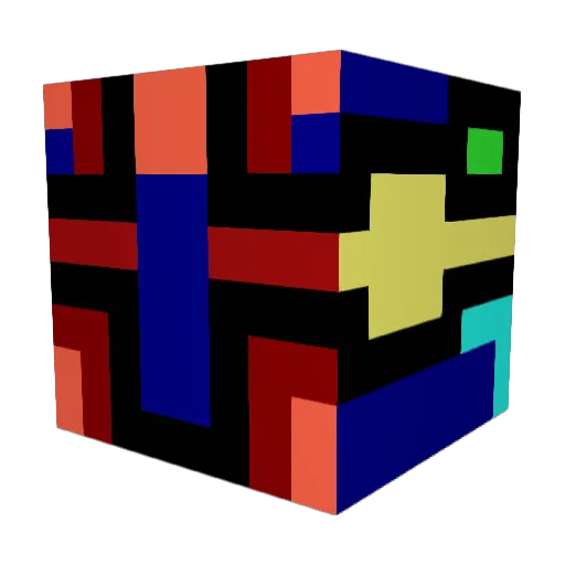TLightningMetal Minecraft avatar head, 3D render