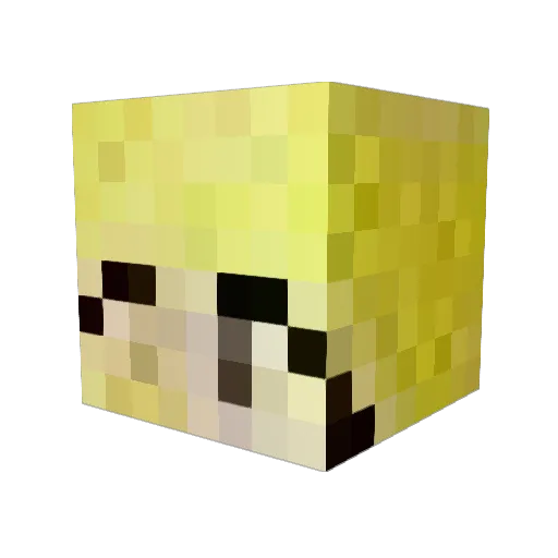 TLtianle Minecraft avatar head, 3D render