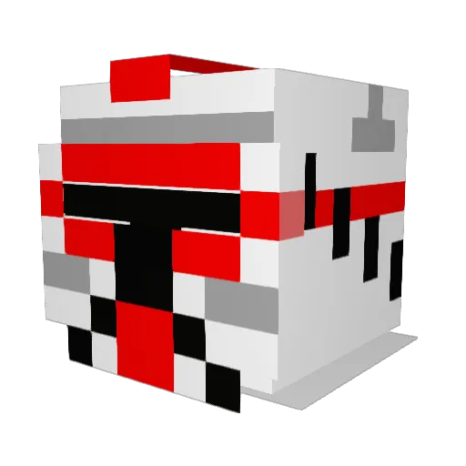 TLurrr Minecraft avatar head, 3D render