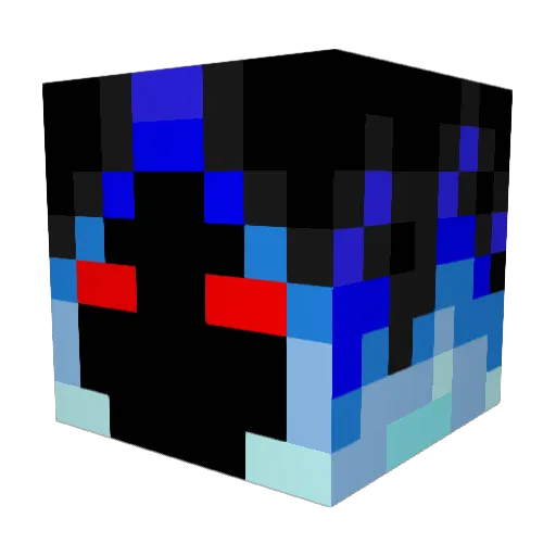 TMBEike Minecraft avatar head, 3D render