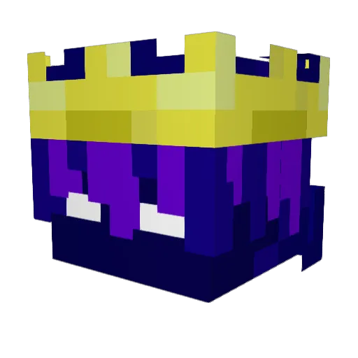 TMCcrazy12 Minecraft avatar head, 3D render