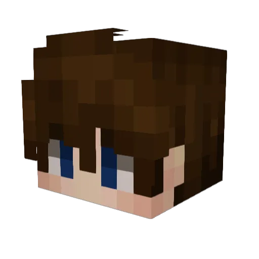 TMFHTL Minecraft avatar head, 3D render