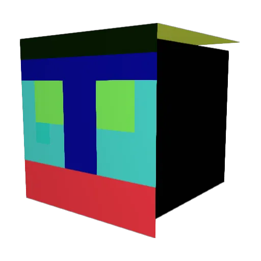 TMG_Studio Minecraft avatar head, 3D render