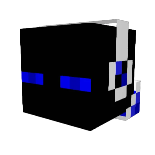 TMJ55 Minecraft avatar head, 3D render