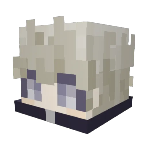 TMPoison Minecraft avatar head, 3D render