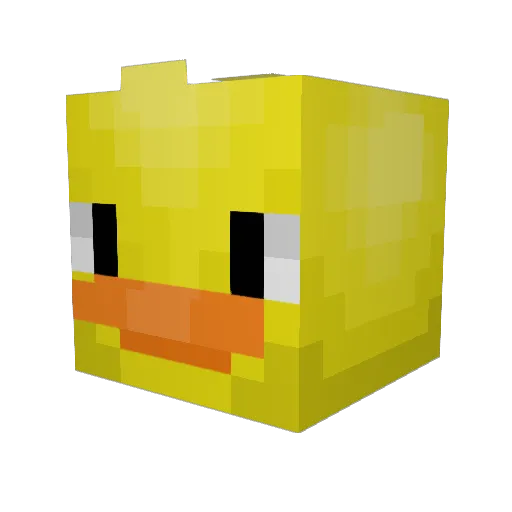 TMSThreeShoe Minecraft avatar head, 3D render