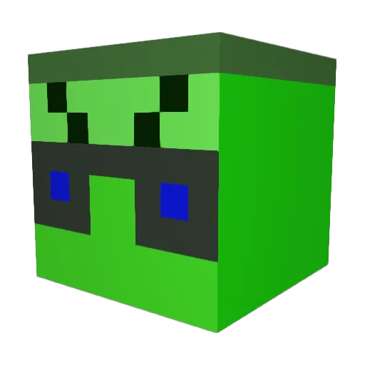 TM_2005 Minecraft avatar head, 3D render