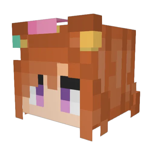 TM_SorinO Minecraft avatar head, 3D render