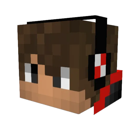 TMahon44 Minecraft avatar head, 3D render