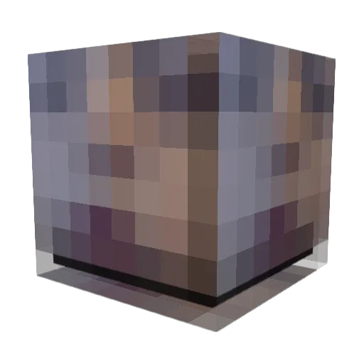 TManVFX Minecraft avatar head, 3D render