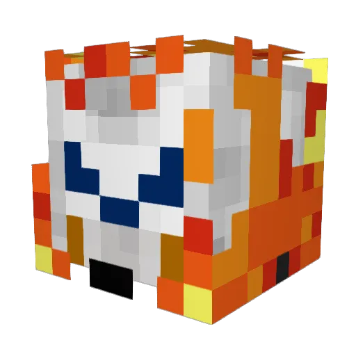 TMart23 Minecraft avatar head, 3D render