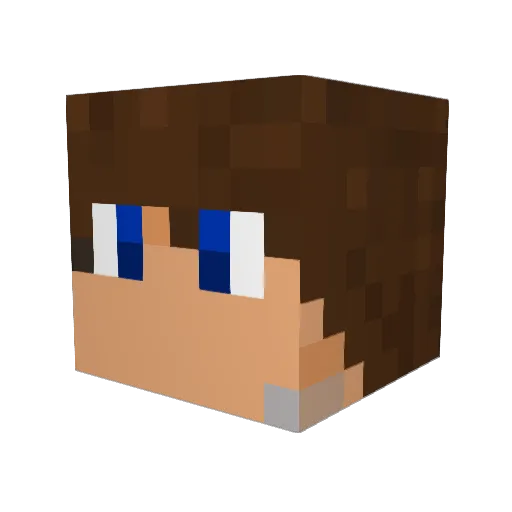 TMerkman Minecraft avatar head, 3D render