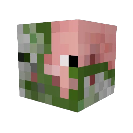 TMez Minecraft avatar head, 3D render
