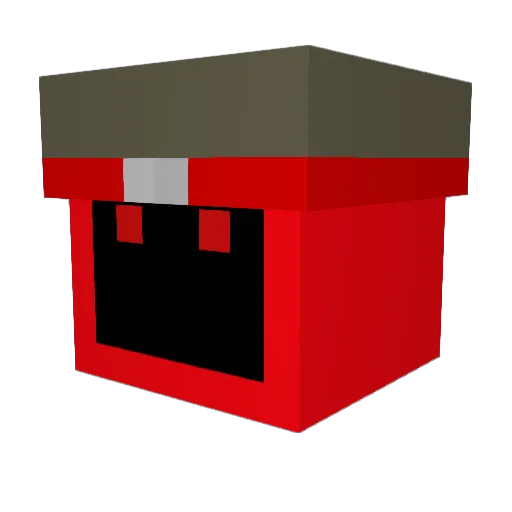 TMkjf Minecraft avatar head, 3D render