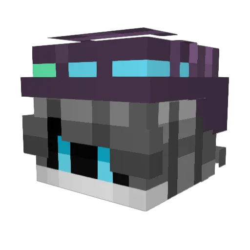 TNBS_FLAV3 Minecraft avatar head, 3D render