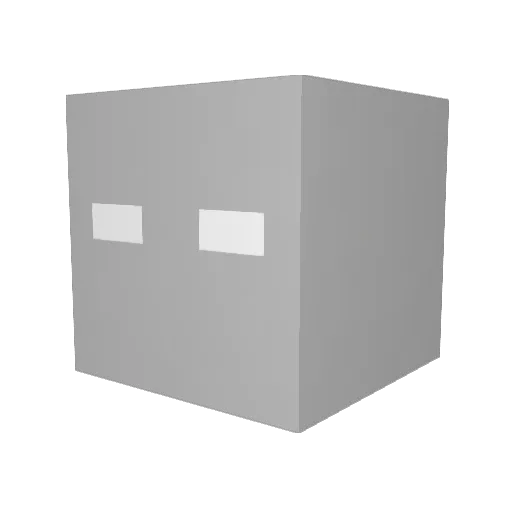 TNESS_Official Minecraft avatar head, 3D render