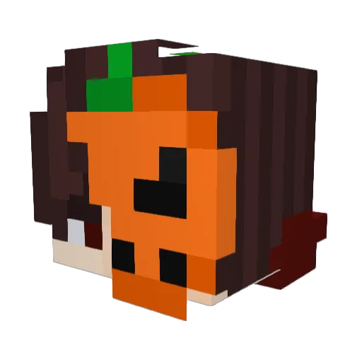 TNR_Harry Minecraft avatar head, 3D render