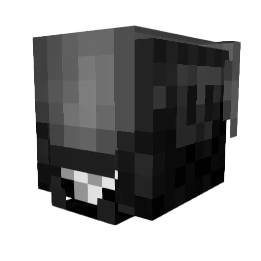 TNT868 Minecraft avatar head, 3D render