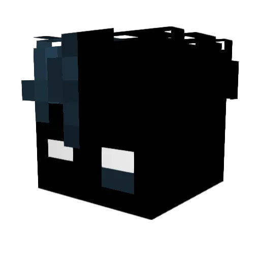 TNTDirtbiker Minecraft avatar head, 3D render
