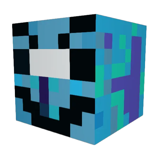 TNTGMAC Minecraft avatar head, 3D render