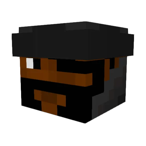 TNTGuy153 Minecraft avatar head, 3D render