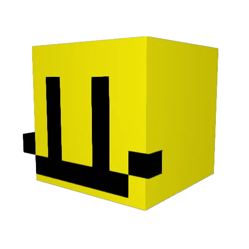 TNTHamster Minecraft avatar head, 3D render