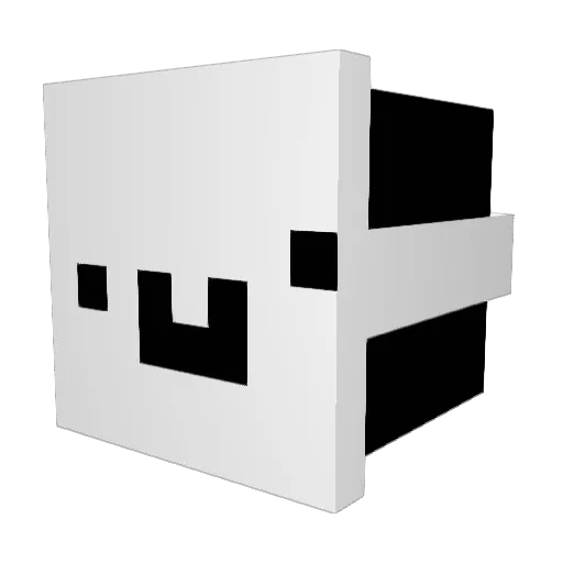 TNTKelly Minecraft avatar head, 3D render
