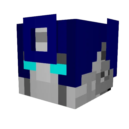 TNTKnowsDrama Minecraft avatar head, 3D render