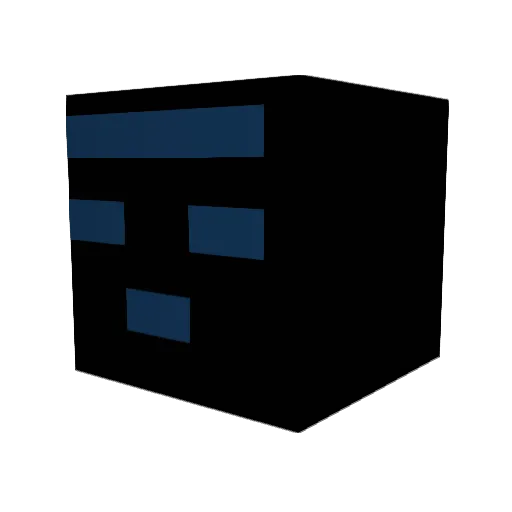 TNTOLL Minecraft avatar head, 3D render