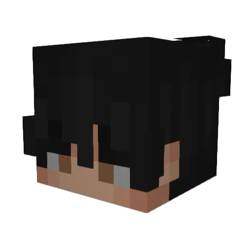 TNTOnkel Minecraft avatar head, 3D render