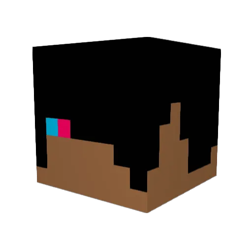 TNT_PRO_ Minecraft avatar head, 3D render