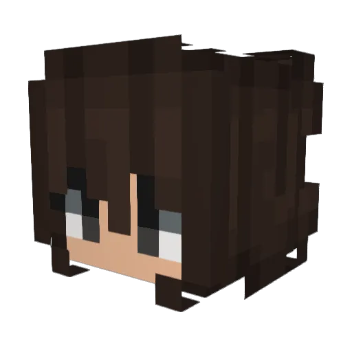 TNT_TUT Minecraft avatar head, 3D render
