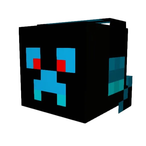 TNT_TYRANT Minecraft avatar head, 3D render