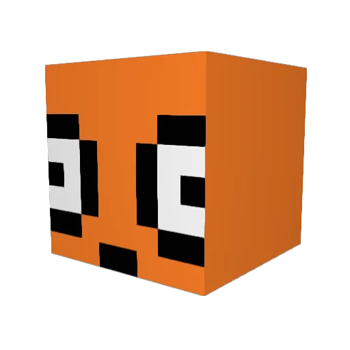 TNT_Ted12 Minecraft avatar head, 3D render
