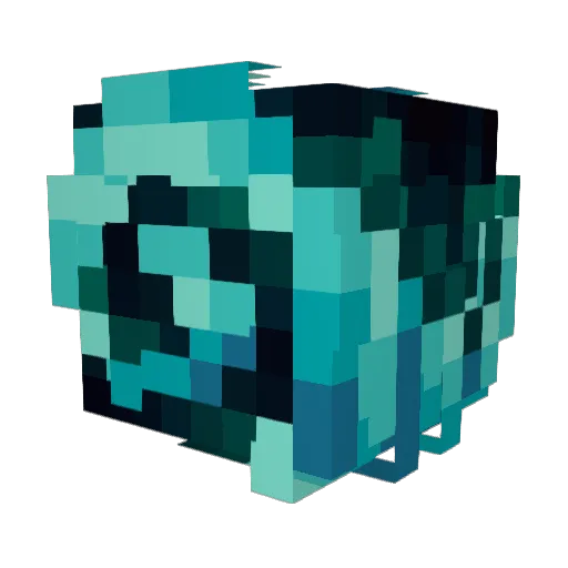 TNTaiga Minecraft avatar head, 3D render