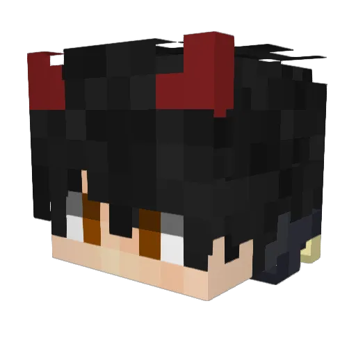 TNTasaurus Minecraft avatar head, 3D render
