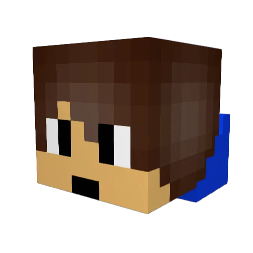 TNThrower Minecraft avatar head, 3D render