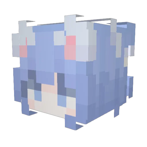 TNTyep520 Minecraft avatar head, 3D render