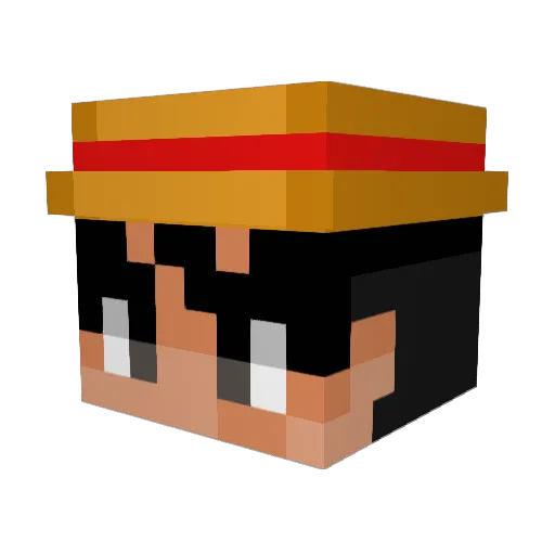 TNikso Minecraft avatar head, 3D render