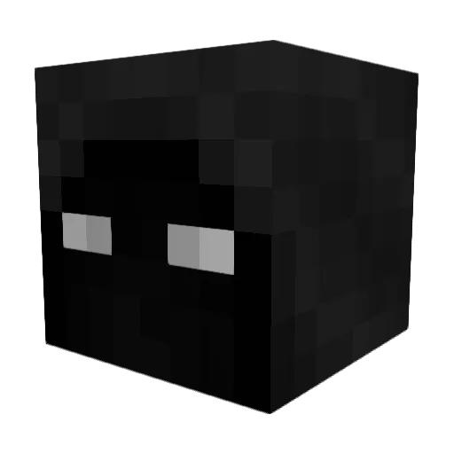 TO70 Minecraft avatar head, 3D render