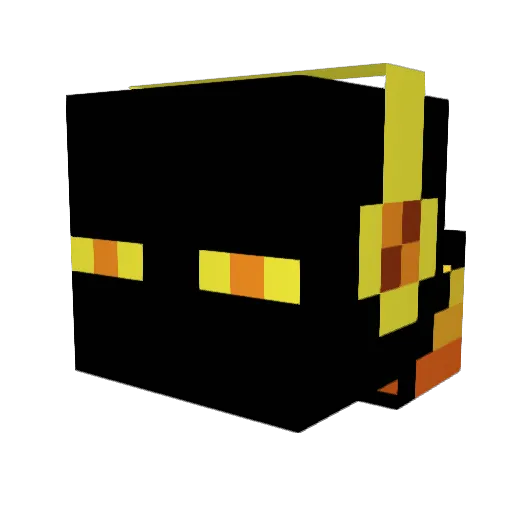 TOBKAS Minecraft avatar head, 3D render