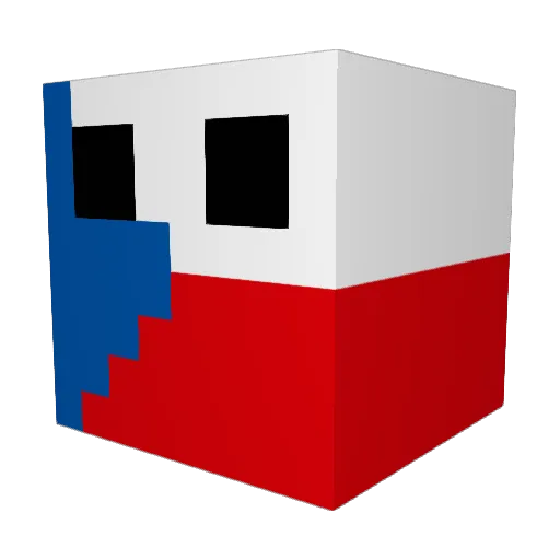 TOBLORD Minecraft avatar head, 3D render