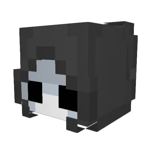 TODDYNoff Minecraft avatar head, 3D render