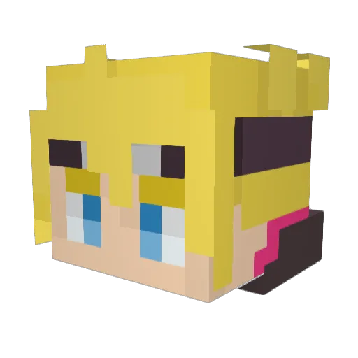TODLES_GAMES Minecraft avatar head, 3D render